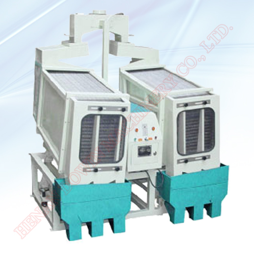 Double screen paddy separator