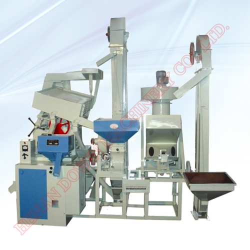 Small combined rice mill