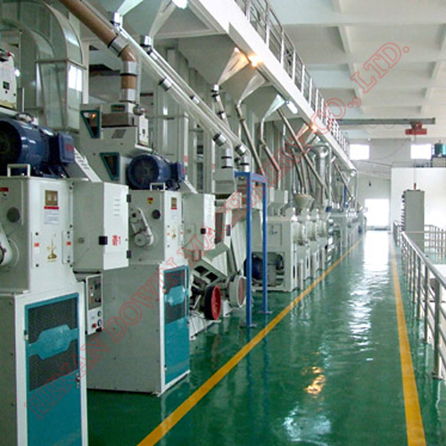 Rice mill processing line 